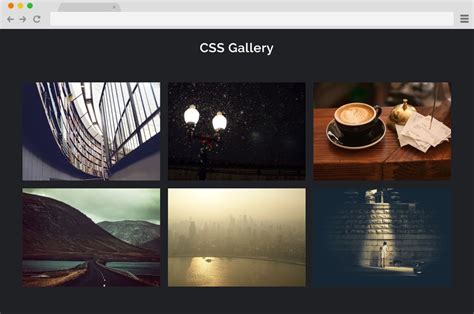 4 Accessible off-canvas grid gallery; 2. . Gallery css codepen